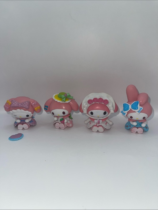 Sanrio Other - Sanrio My Melody Pink Mini Figure Set — 4 Cute Collectibles